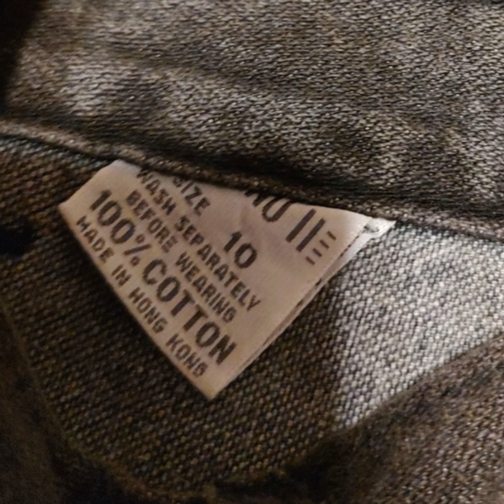 🐈⬛🩶🐈⬛ Amazing Vintage 80's Authentic Gitano 2-Toned Black & Grey Jeans - 10 - Picture 14 of 16